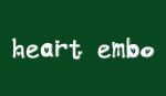 Heart Emboss Font