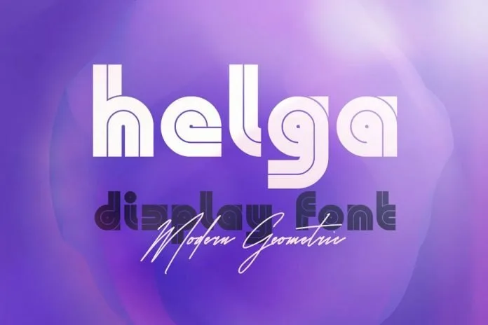Helga Display Font