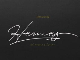 Hermes Script Fonts