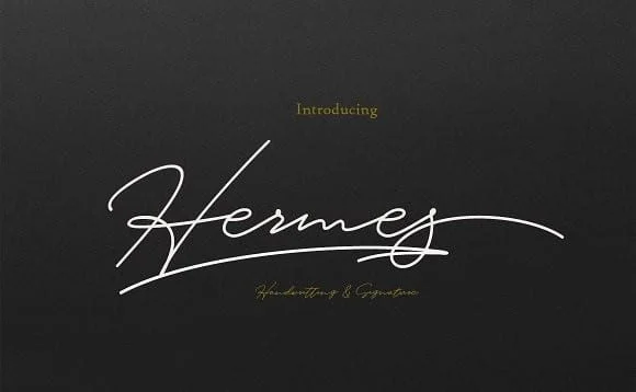 Hermes Script Fonts