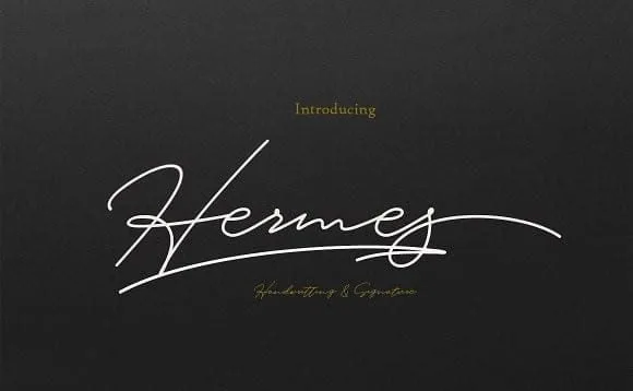 Hermes Script Fonts