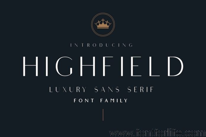 Highfield Font
