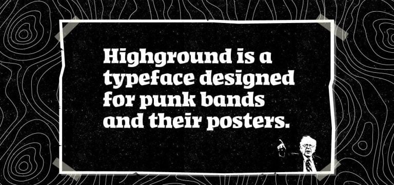 Highground Font Free Download