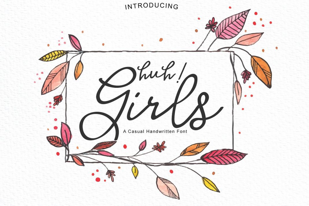 Huh! Girls Script Font