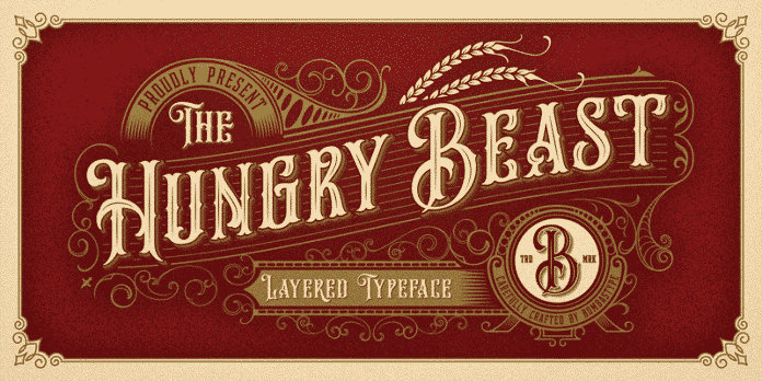 Hungry Beast Family 5 Styles Font