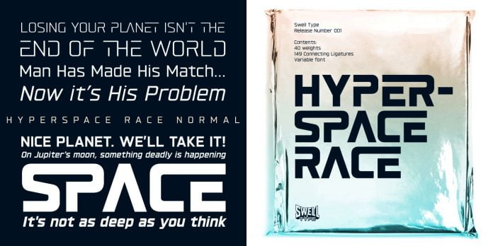 Hyperspace Race Font