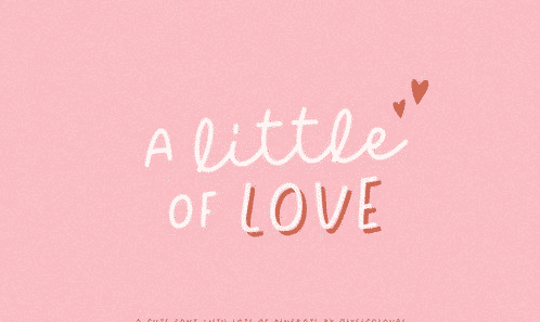 A Little of Love Font and Dingbats