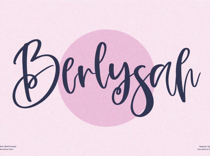 Berlysah Font