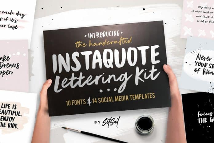 Instaquote Lettering Kit Free