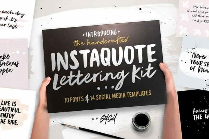 Instaquote Lettering Kit Free Instaquote Lettering Kit Free