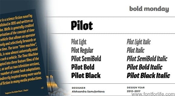 Pilot Font