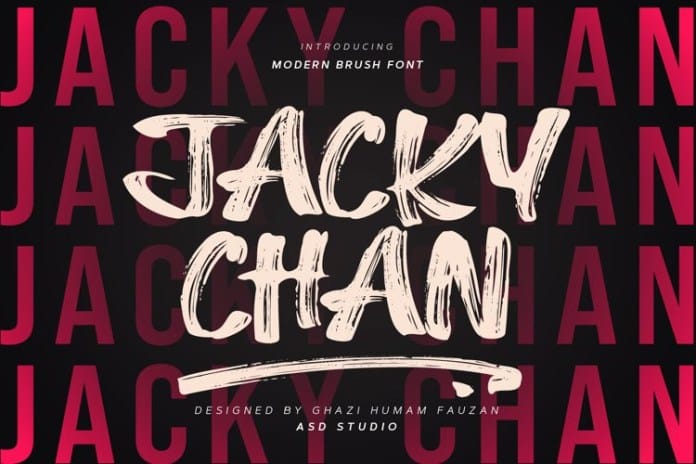 Jacky Chan Font