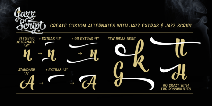 Jazz Script Font Family