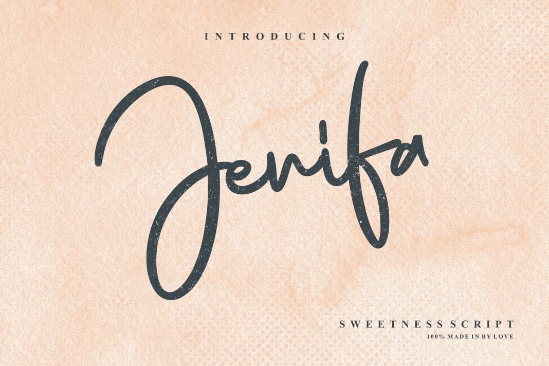 Jenifa Script Font