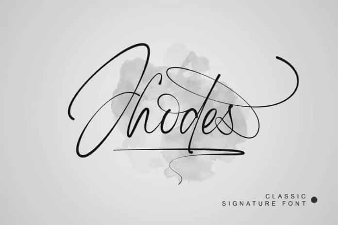 Jhodes Handwritten Font