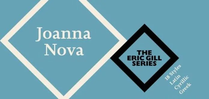 Joanna Nova Font Joanna Nova Font