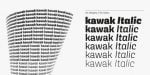 Kawak Font Family