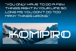 Kompro Display Font
