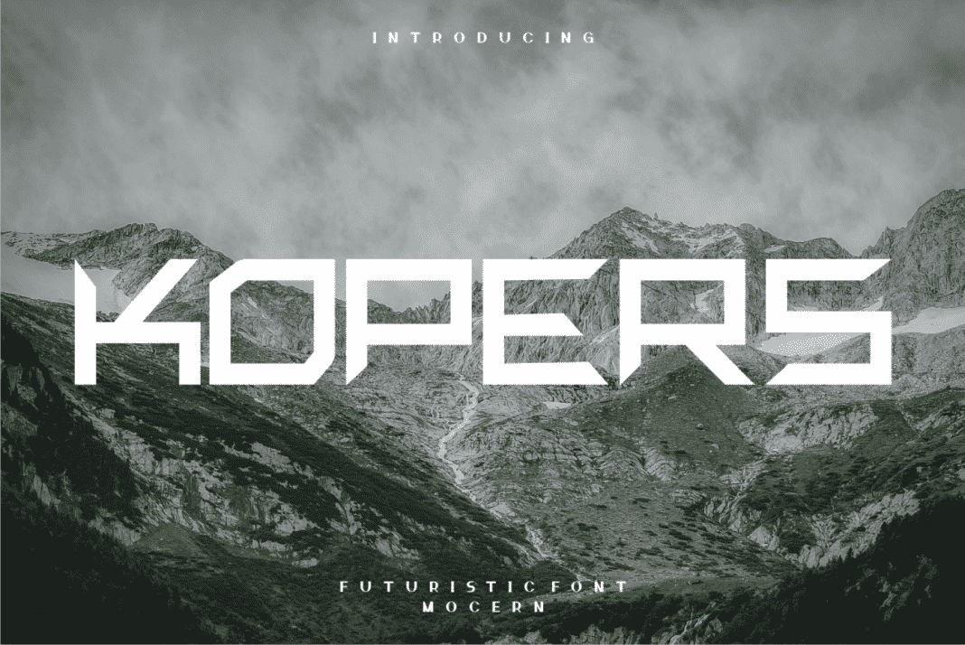 Kopers Display Font