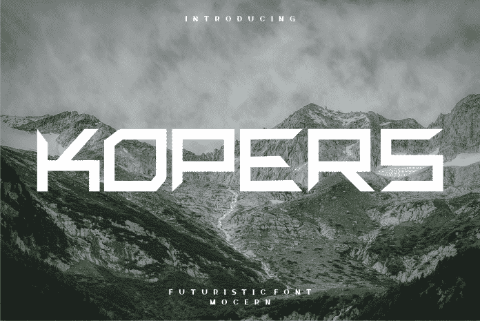 Kopers Display Font