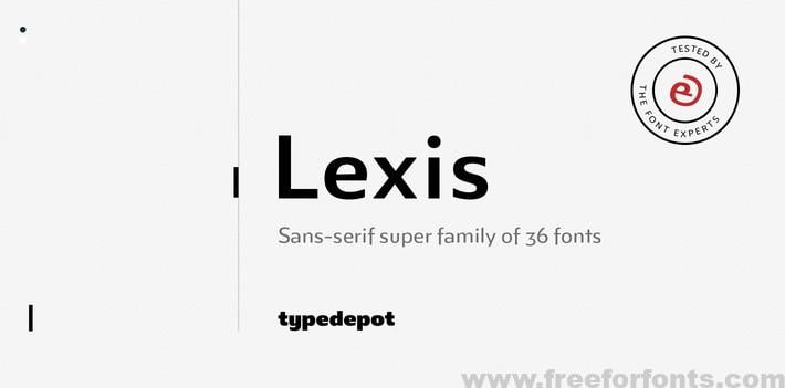 Lexis Font