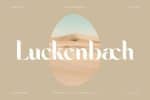 Luckenbach - Modern Serif Font