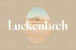 Luckenbach - Modern Serif Font