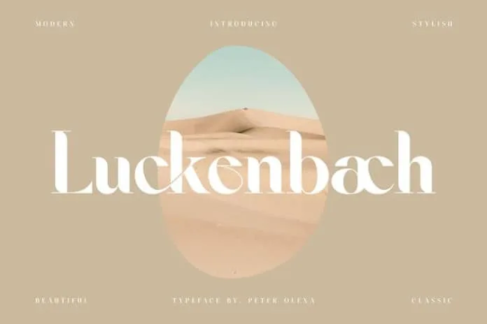 Luckenbach - Modern Serif Font