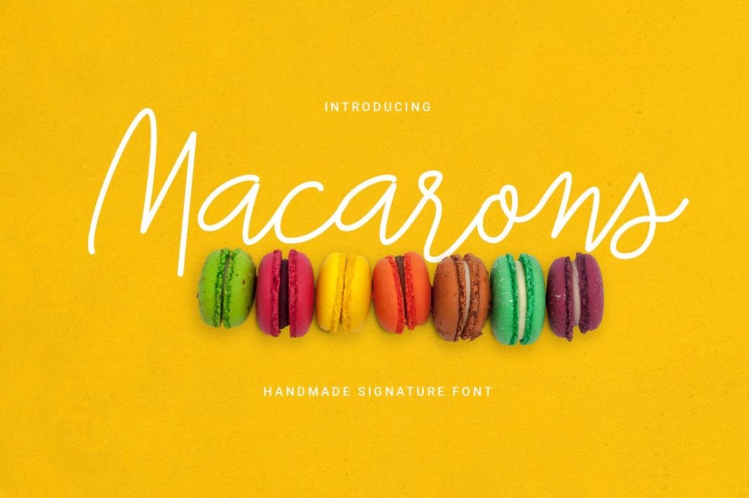 Macarons Font Macarons Font