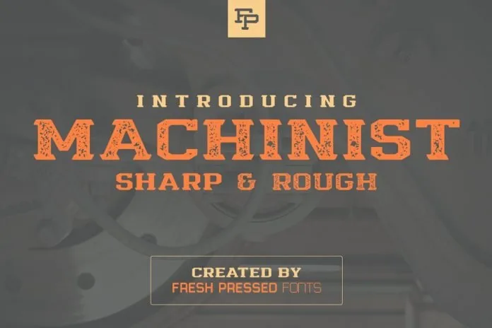 Machinist Display Font Machinist Display Font