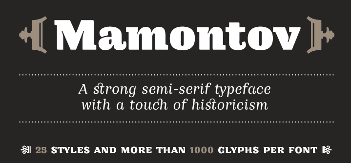 Mamontov Font Free Download