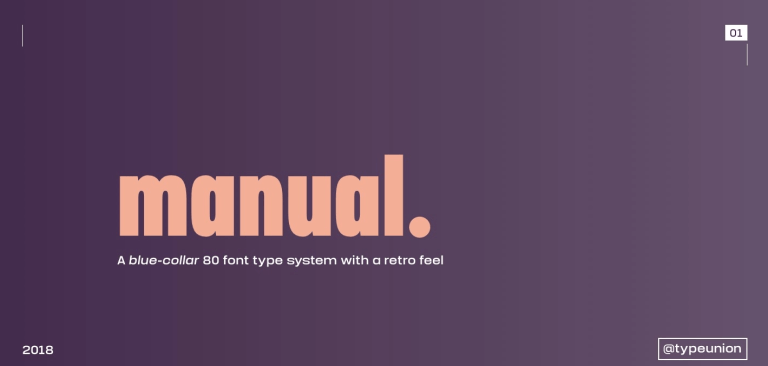 Manual Font Free Download