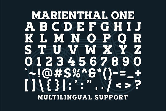 Marienthal Font Bundle + Extras!