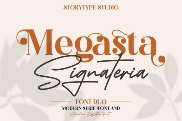 Megasta Signateria Font