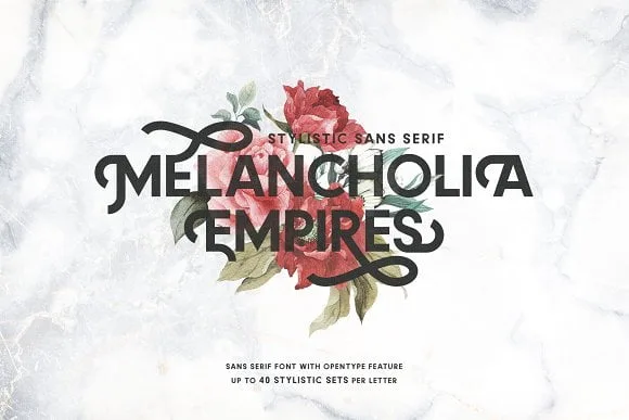 Melancholia Font