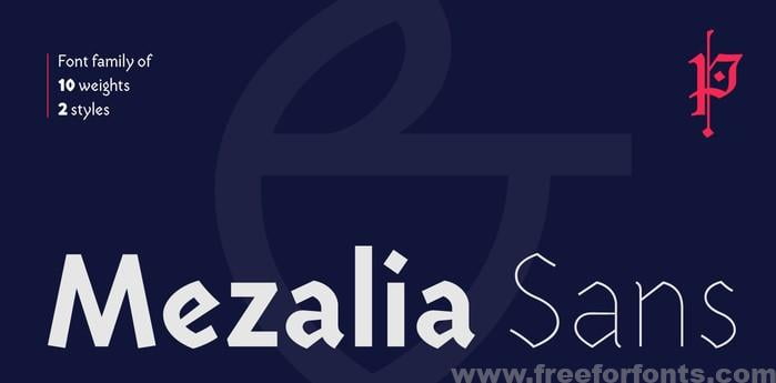 Mezalia Sans Font