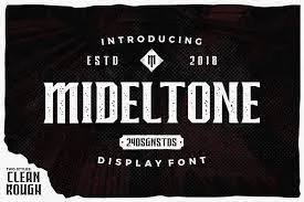 mideltone Font
