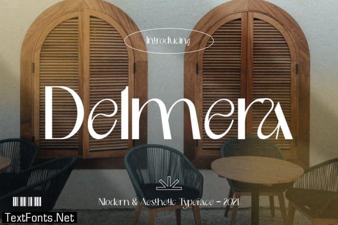 Delmera – Modern & Aesthetic Typeface Font