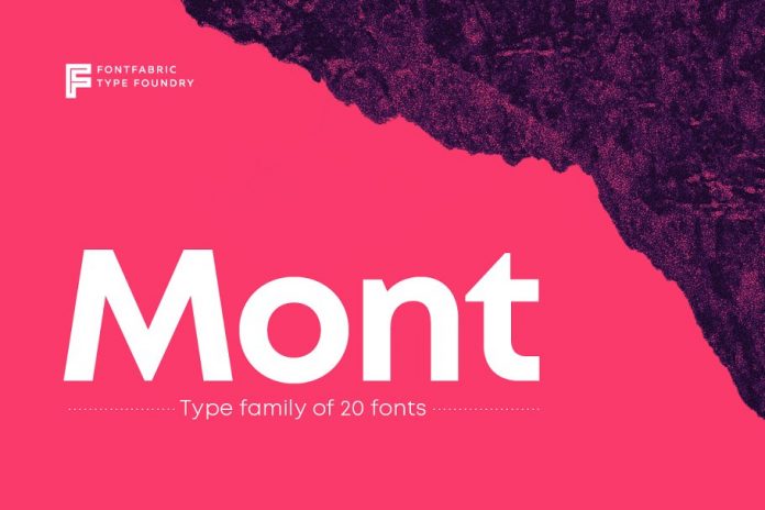 Mont font Cyrillic