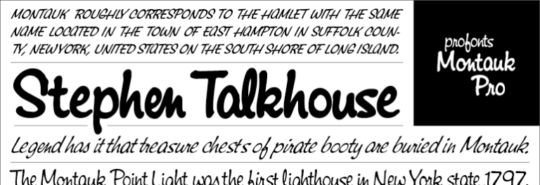 Montauk Font