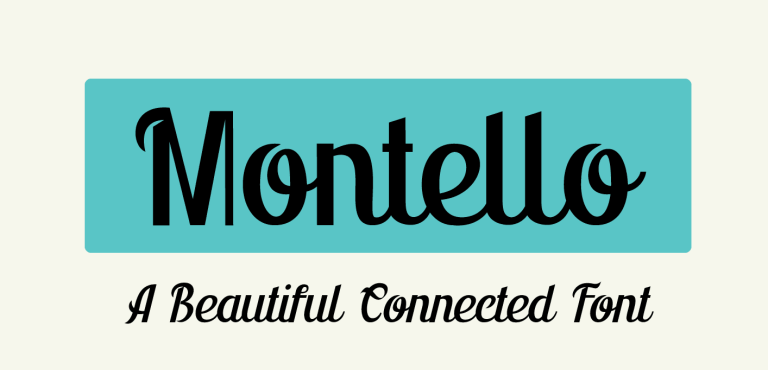 Montello Font Free Download