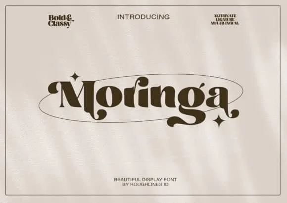 Moringa Font