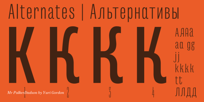 Mr Palker Dadson Font Family