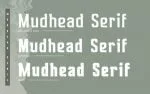 Mudhead Serif Typeface Font