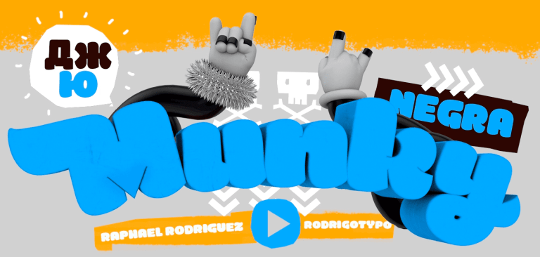 Munky Negra Font Free Download