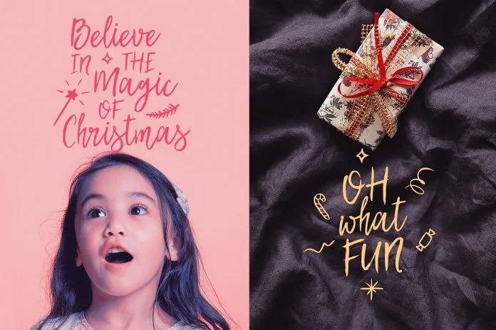 My Dear Santa Script Font