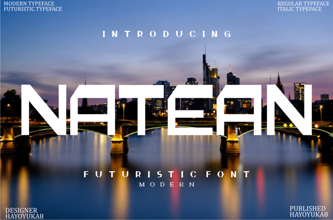 Natean Display Font