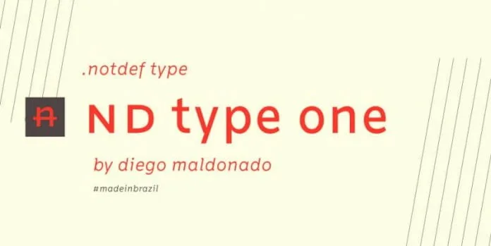 nd type one Font Family