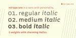 nd type one Font Family