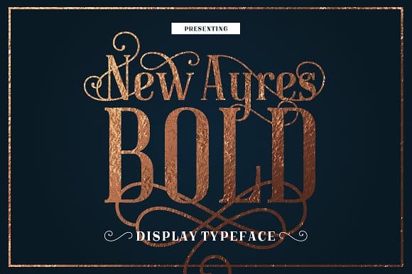 New Ayres REGULAR+BOLD Font